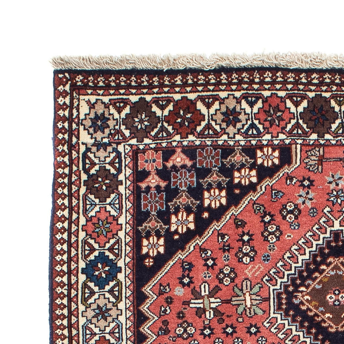 Tapis persan - Nomadic - 151 x 102 cm - bleu foncé