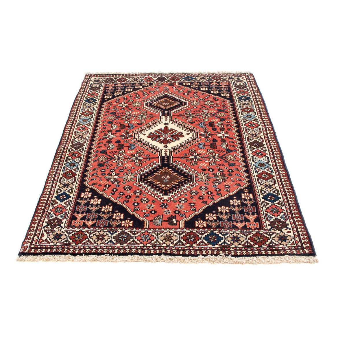 Tapis persan - Nomadic - 151 x 102 cm - bleu foncé