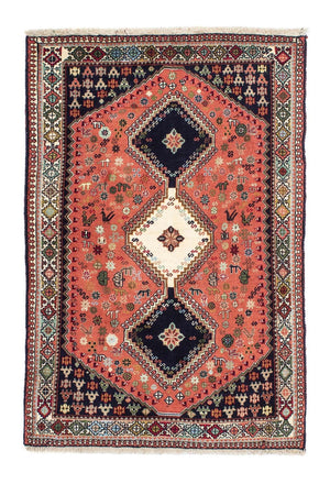 Tapis persan - Nomadic - 150 x 101 cm - bleu foncé