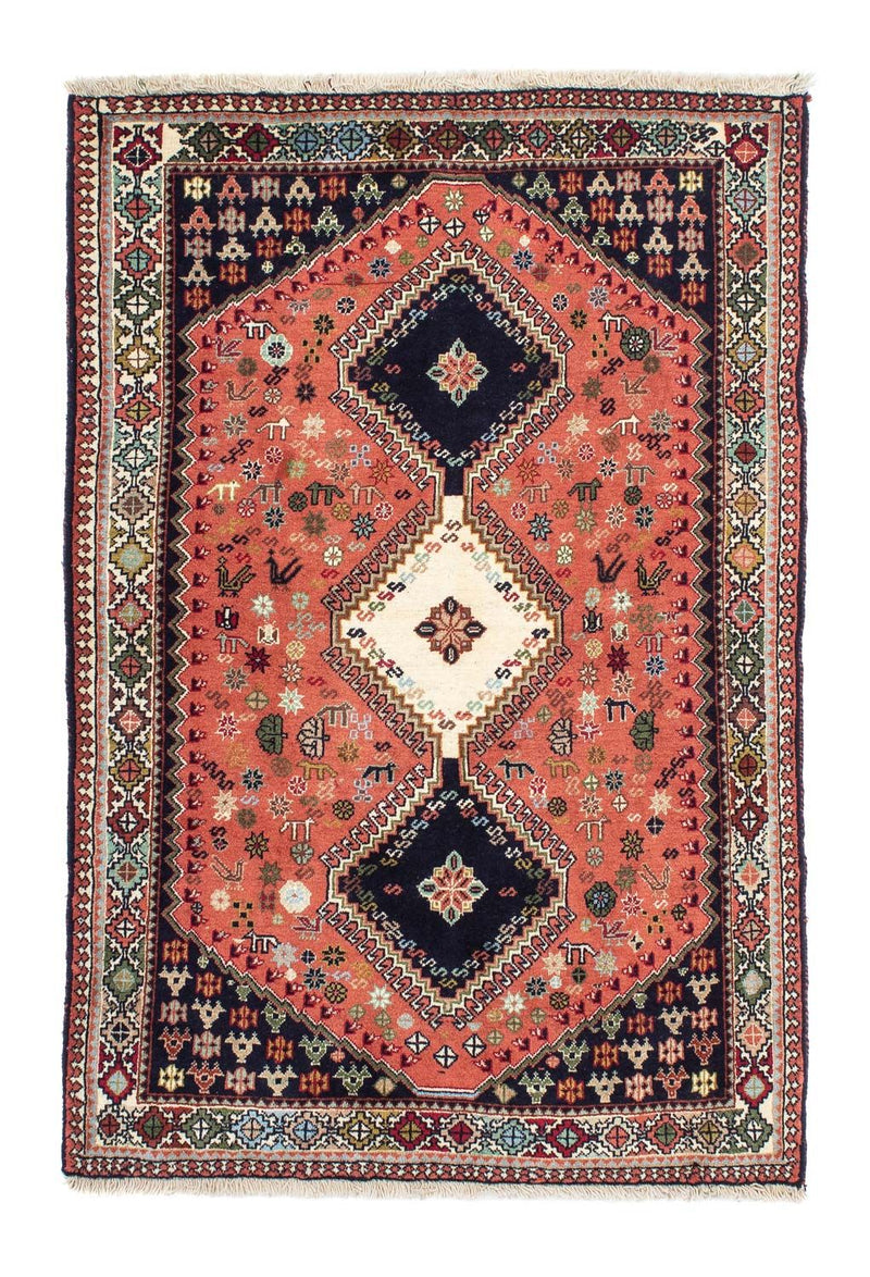 Tapis persan - Nomadic - 150 x 101 cm - bleu foncé