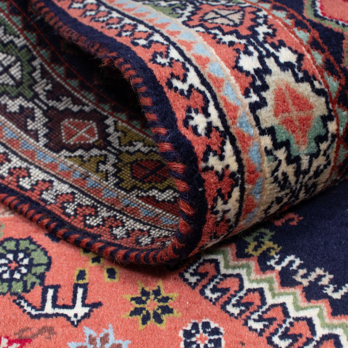 Tapis persan - Nomadic - 150 x 101 cm - bleu foncé