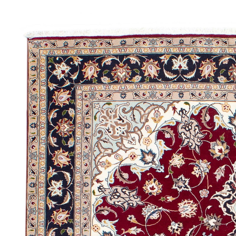 Tapis persan - Tabriz - Royal - 195 x 153 cm - rouge foncé