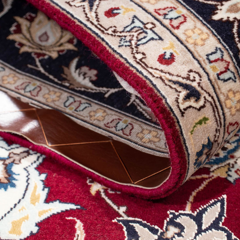 Tapis persan - Tabriz - Royal - 195 x 153 cm - rouge foncé