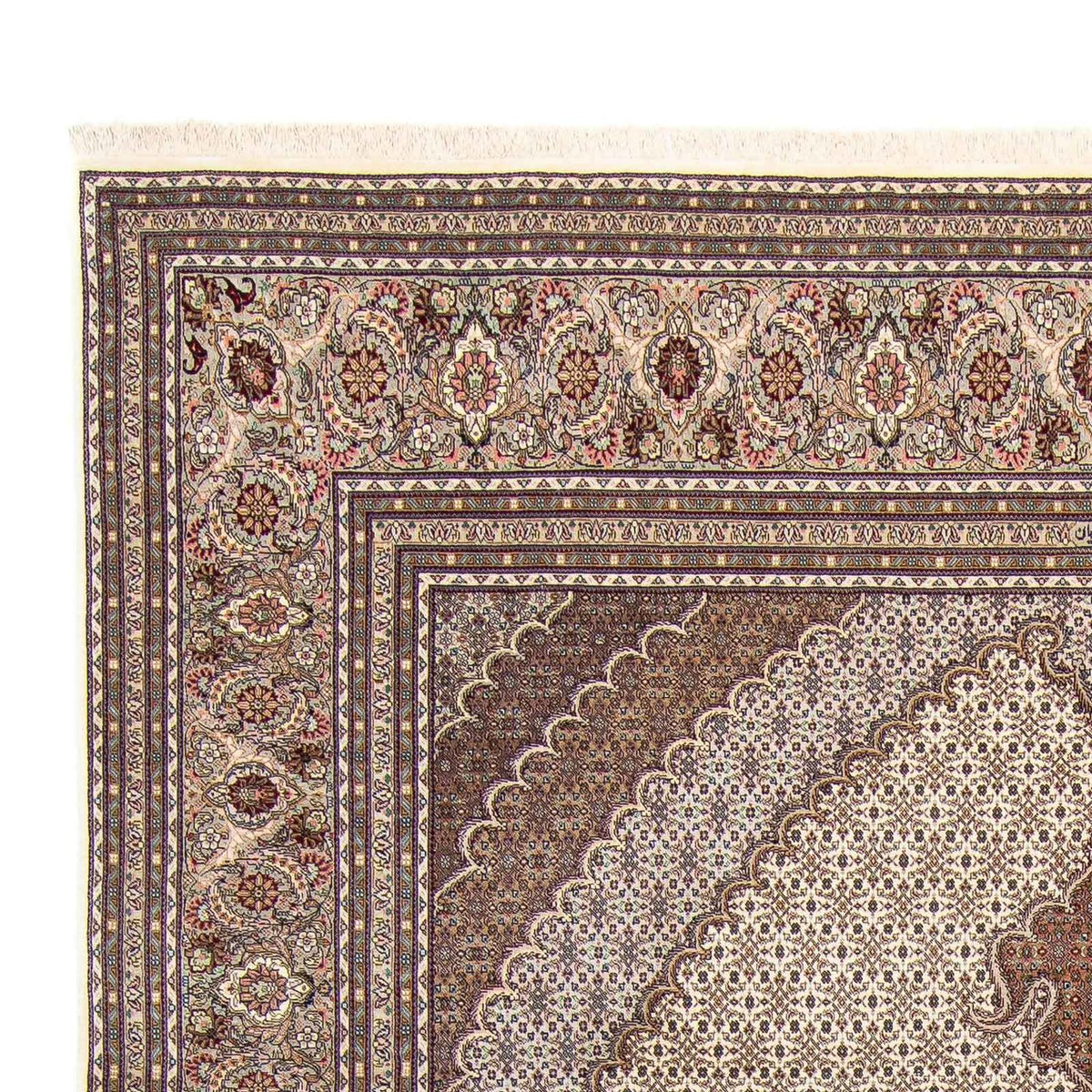 Tapis persan - Tabriz - 350 x 252 cm - marron clair
