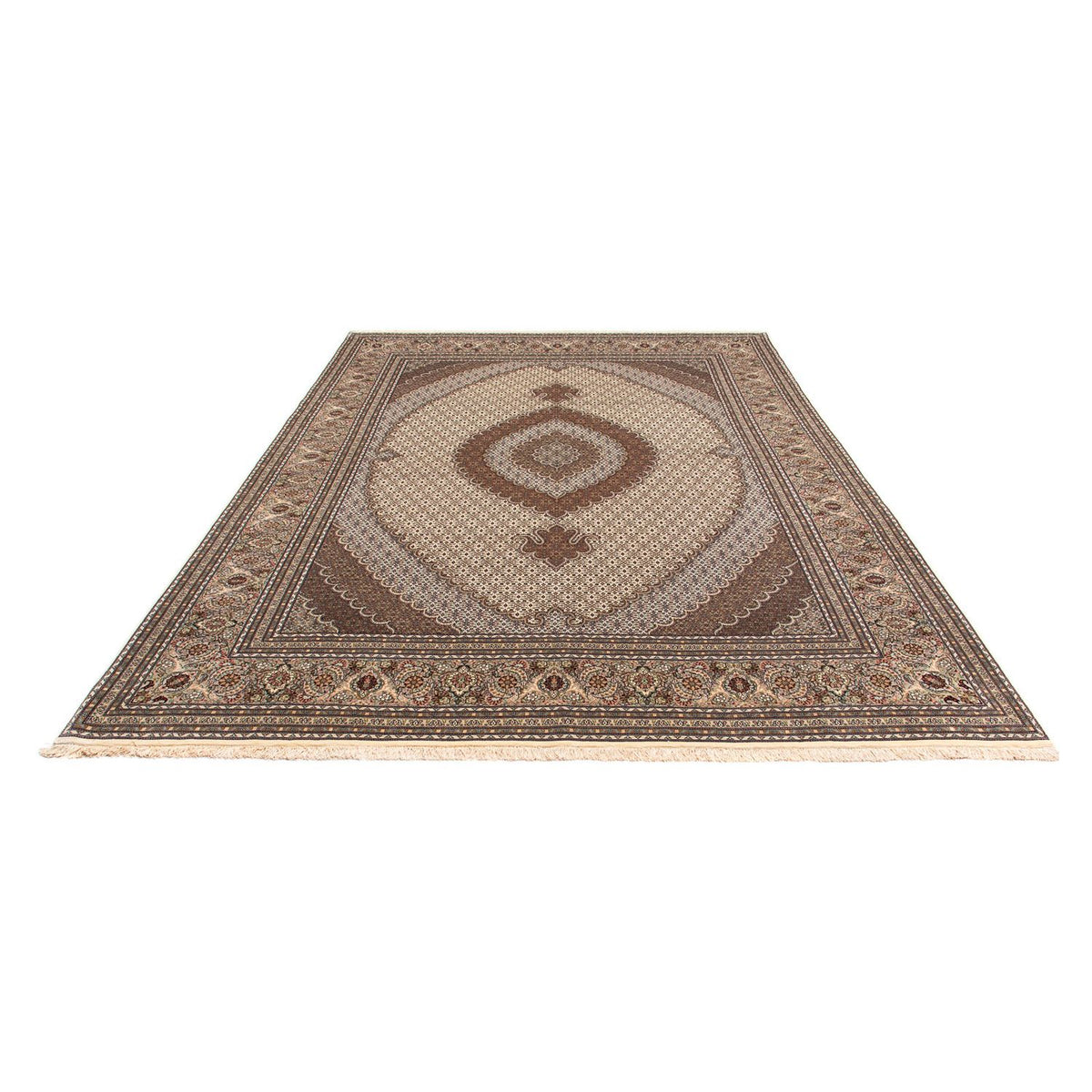 Tapis persan - Tabriz - 350 x 252 cm - marron clair