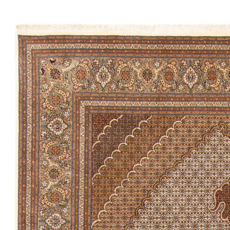 Tapis persan - Tabriz - 363 x 250 cm - marron clair