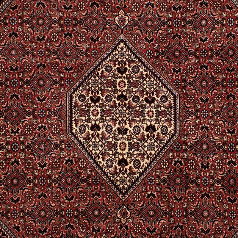 Tapis persan - Bidjar - 302 x 198 cm - rouge foncé