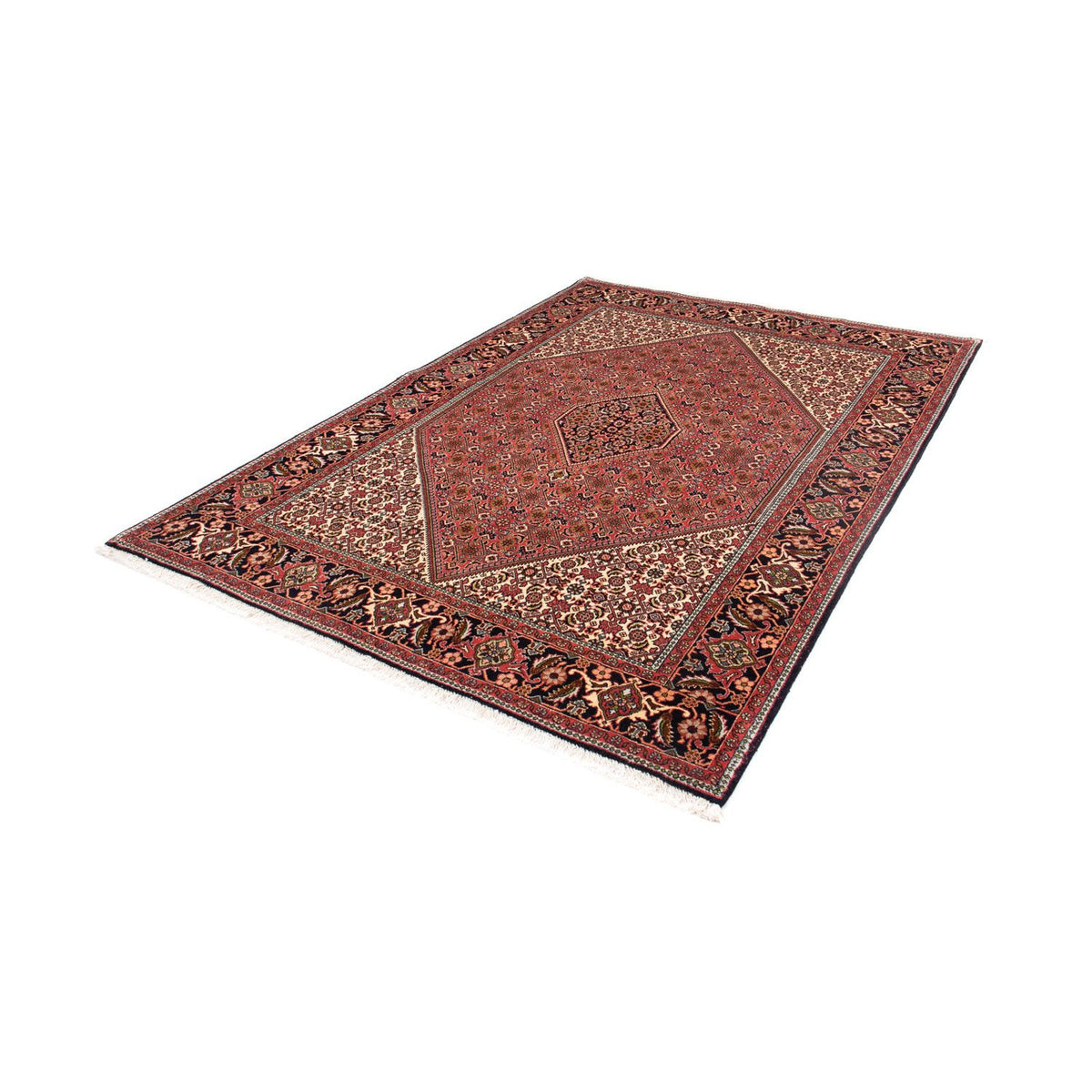Tapis persan - Bidjar - 240 x 170 cm - rouge clair
