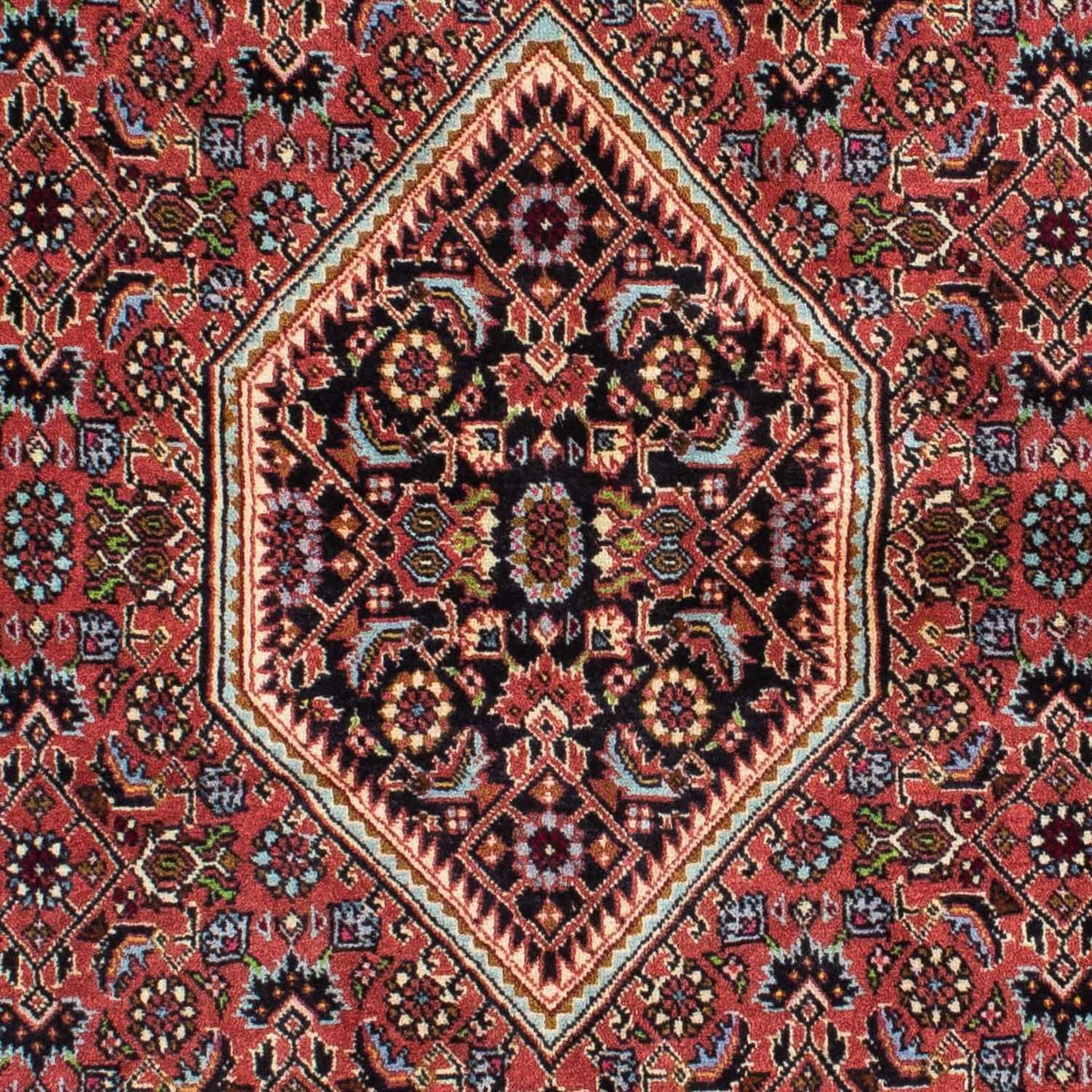 Tapis persan - Bidjar - 212 x 140 cm - rouge