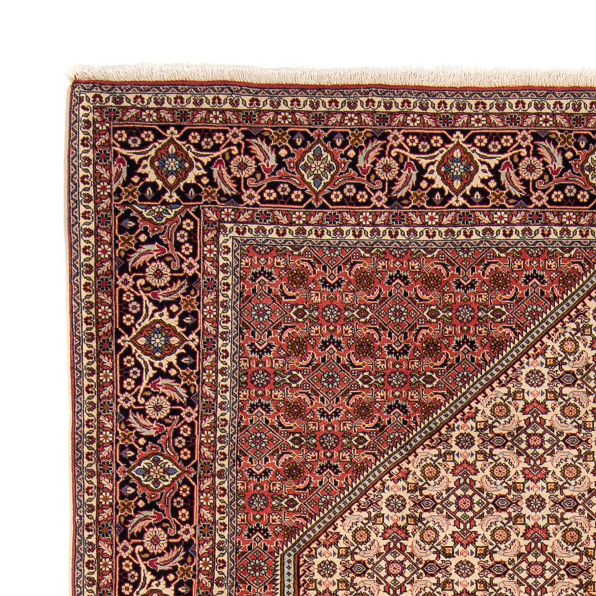 Tapis persan - Bidjar - 330 x 247 cm - rouge clair