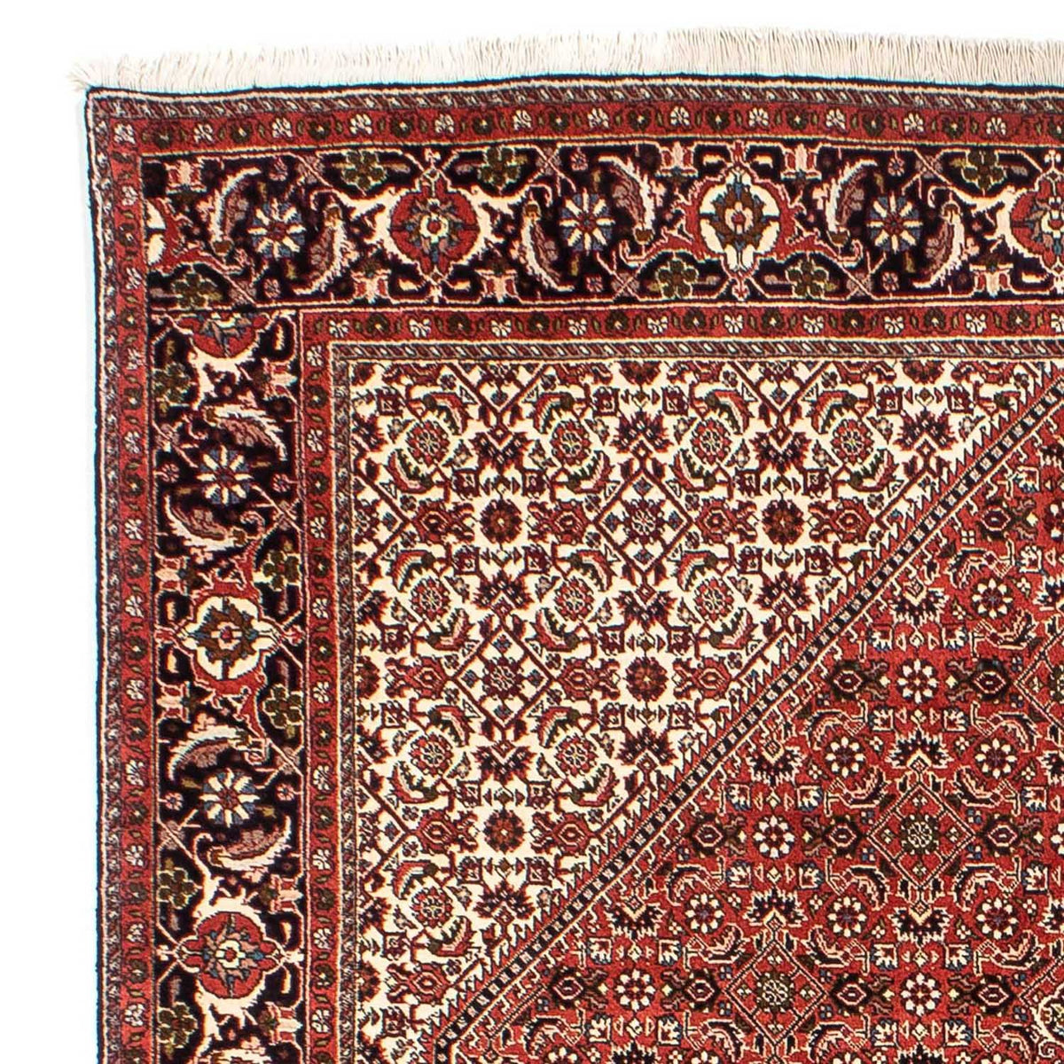 Tapis persan - Bidjar - 242 x 173 cm - rouge clair