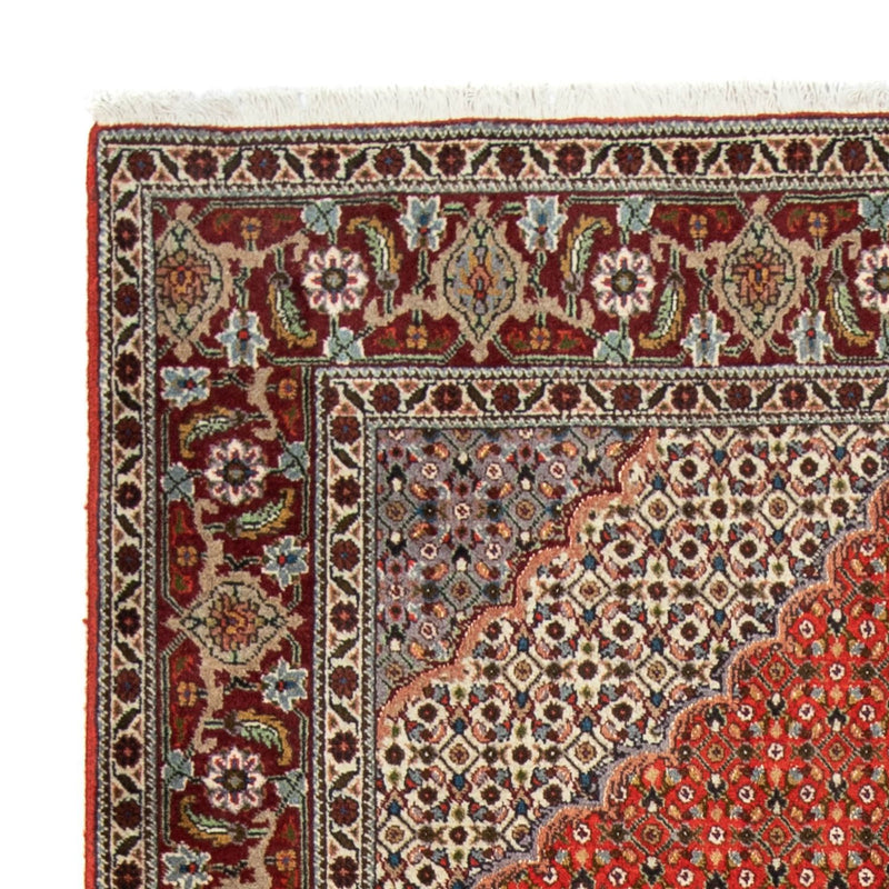 Tapis persan - Tabriz - 200 x 150 cm - rouge foncé