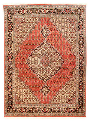 Tapis persan - Tabriz - Royal - 197 x 148 cm - rouille