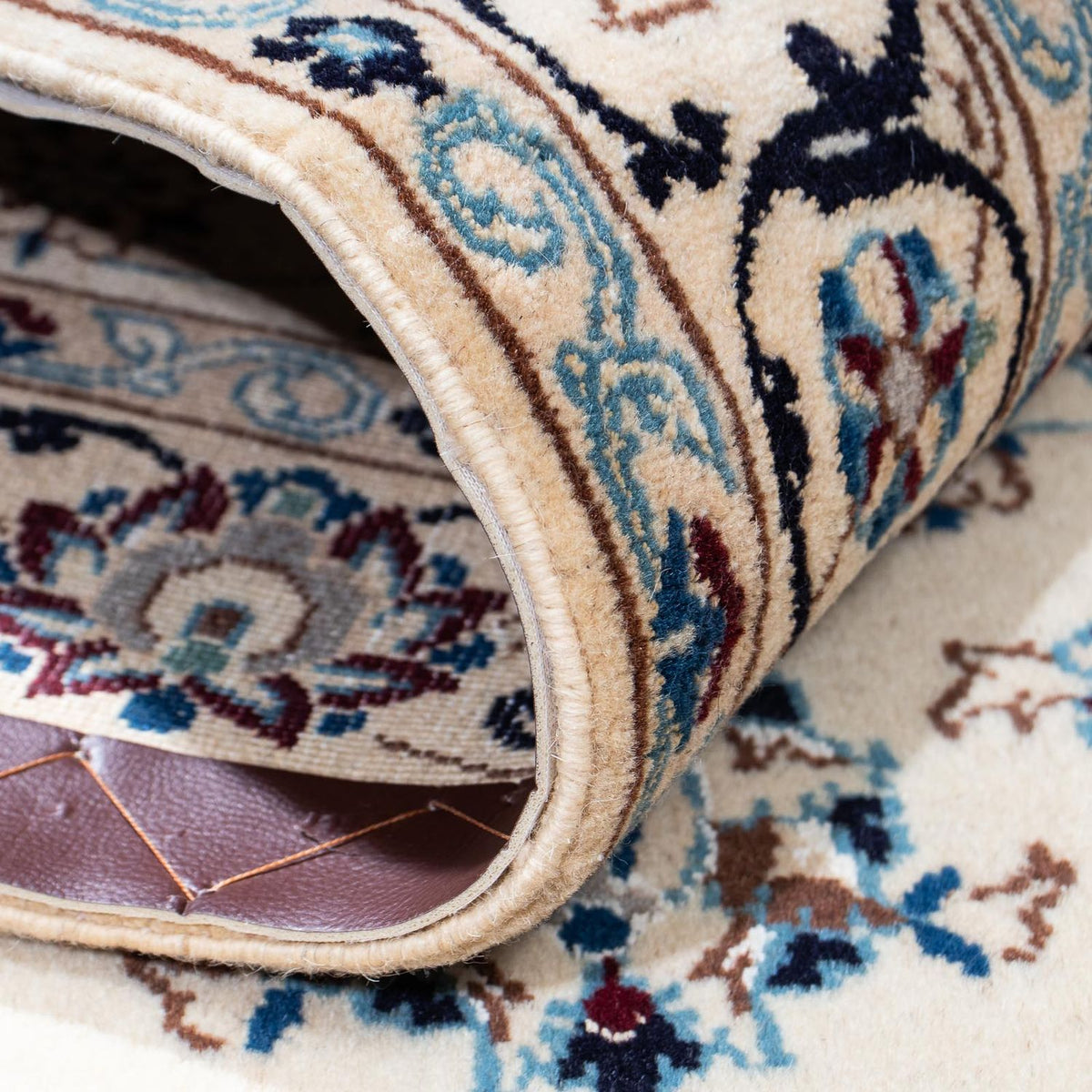 Tapis persan - Nain - Royal - 175 x 113 cm - beige