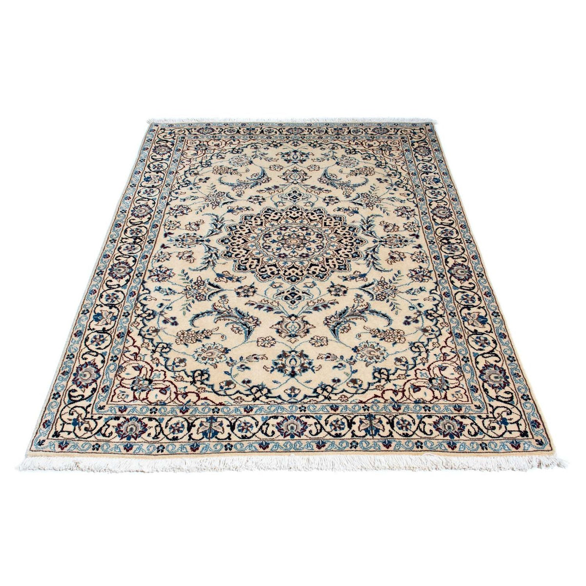 Tapis persan - Nain - Royal - 175 x 113 cm - beige