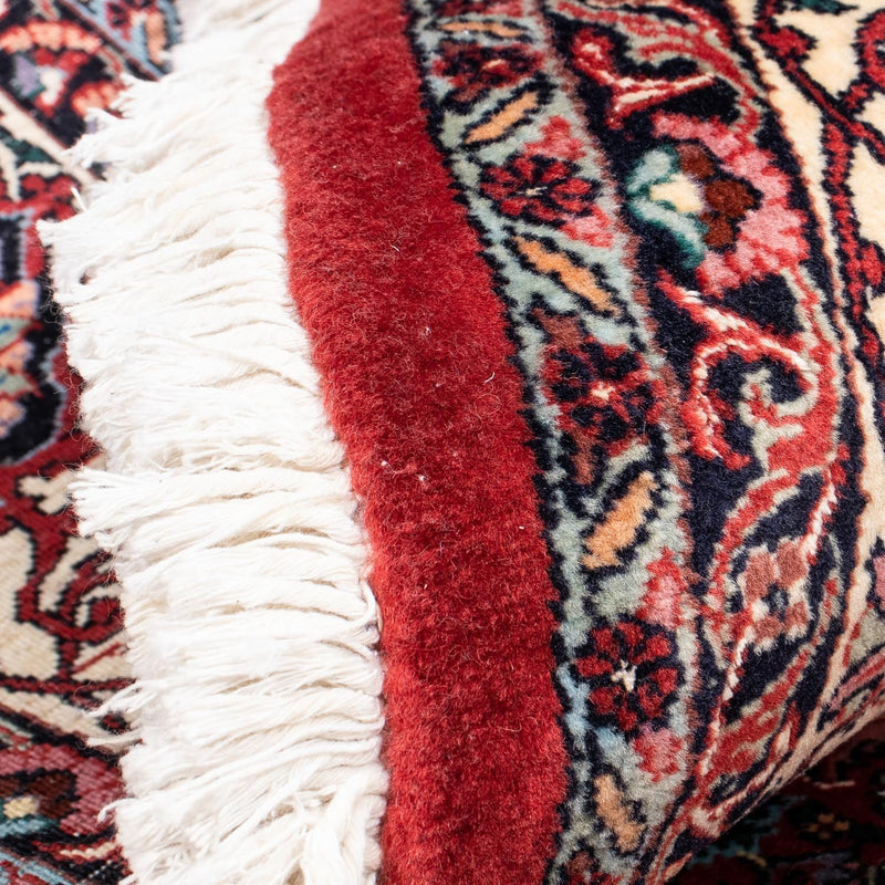 Tapis persan - Bidjar ronde  - 205 x 205 cm - rouge foncé