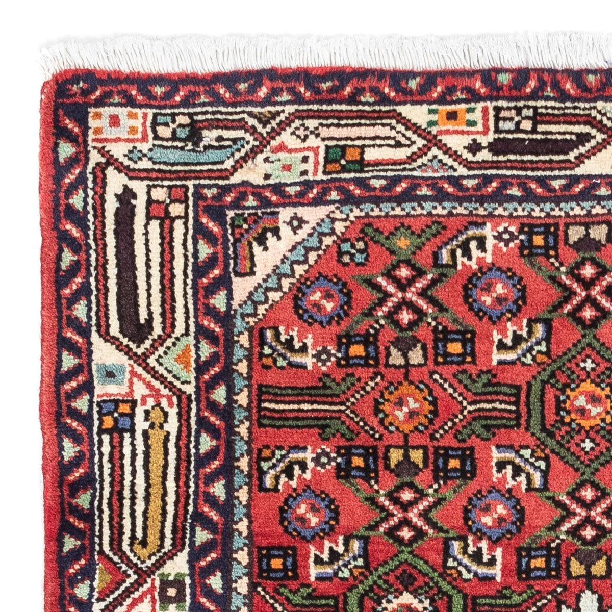 Tapis persan - Nomadic - 125 x 80 cm - rouge