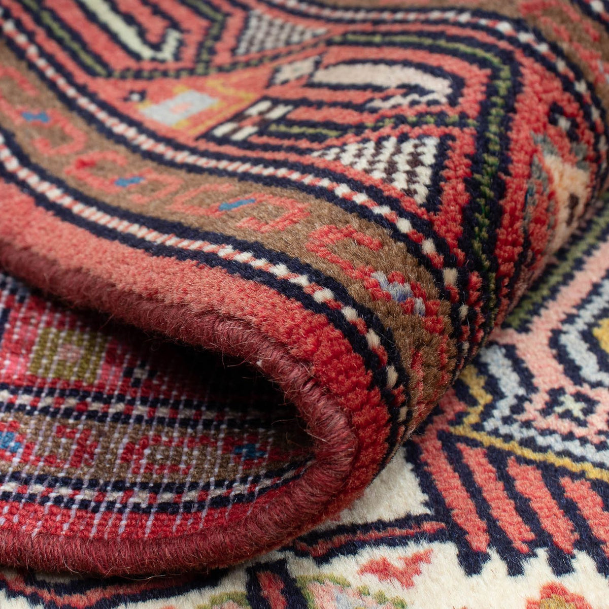 Tapis persan - Nomadic - 125 x 80 cm - beige
