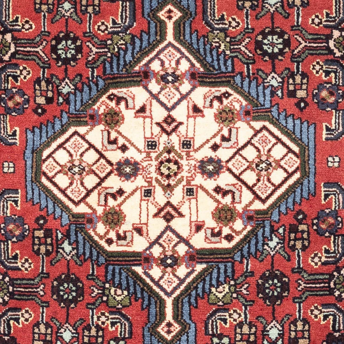 Tapis persan - Nomadic - 125 x 80 cm - rouge
