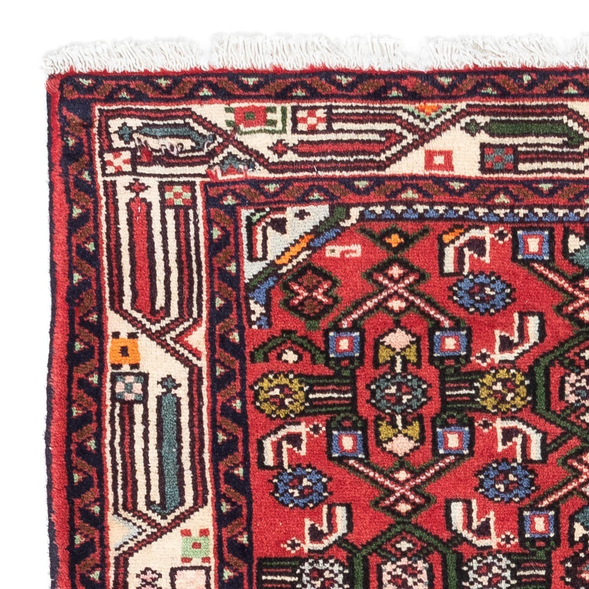 Tapis persan - Nomadic - 125 x 80 cm - rouge