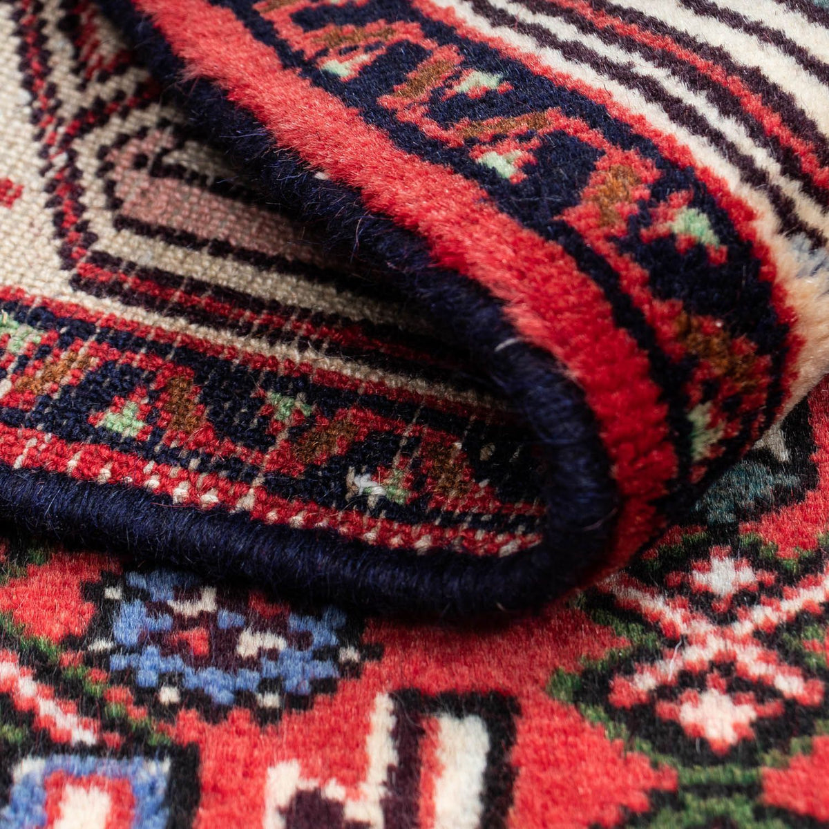 Tapis persan - Nomadic - 125 x 80 cm - rouge