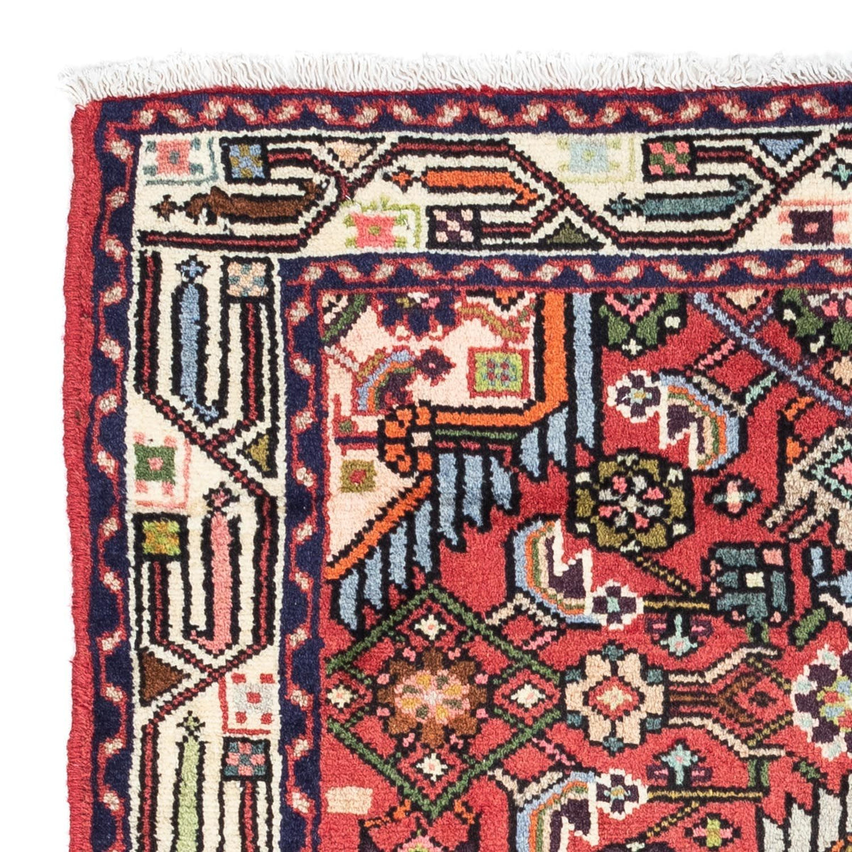 Tapis persan - Nomadic - 125 x 80 cm - rouge