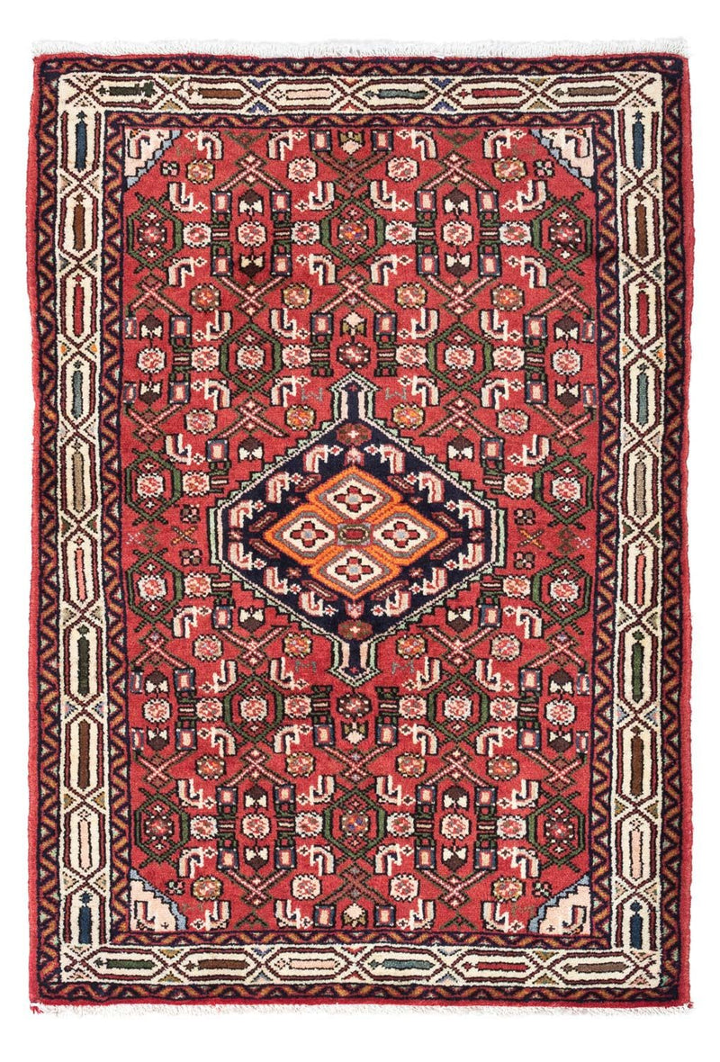Tapis persan - Nomadic - 125 x 80 cm - rouge clair