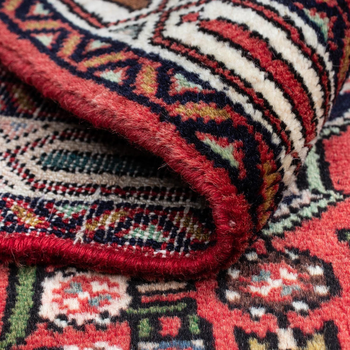 Tapis persan - Nomadic - 125 x 80 cm - rouge clair