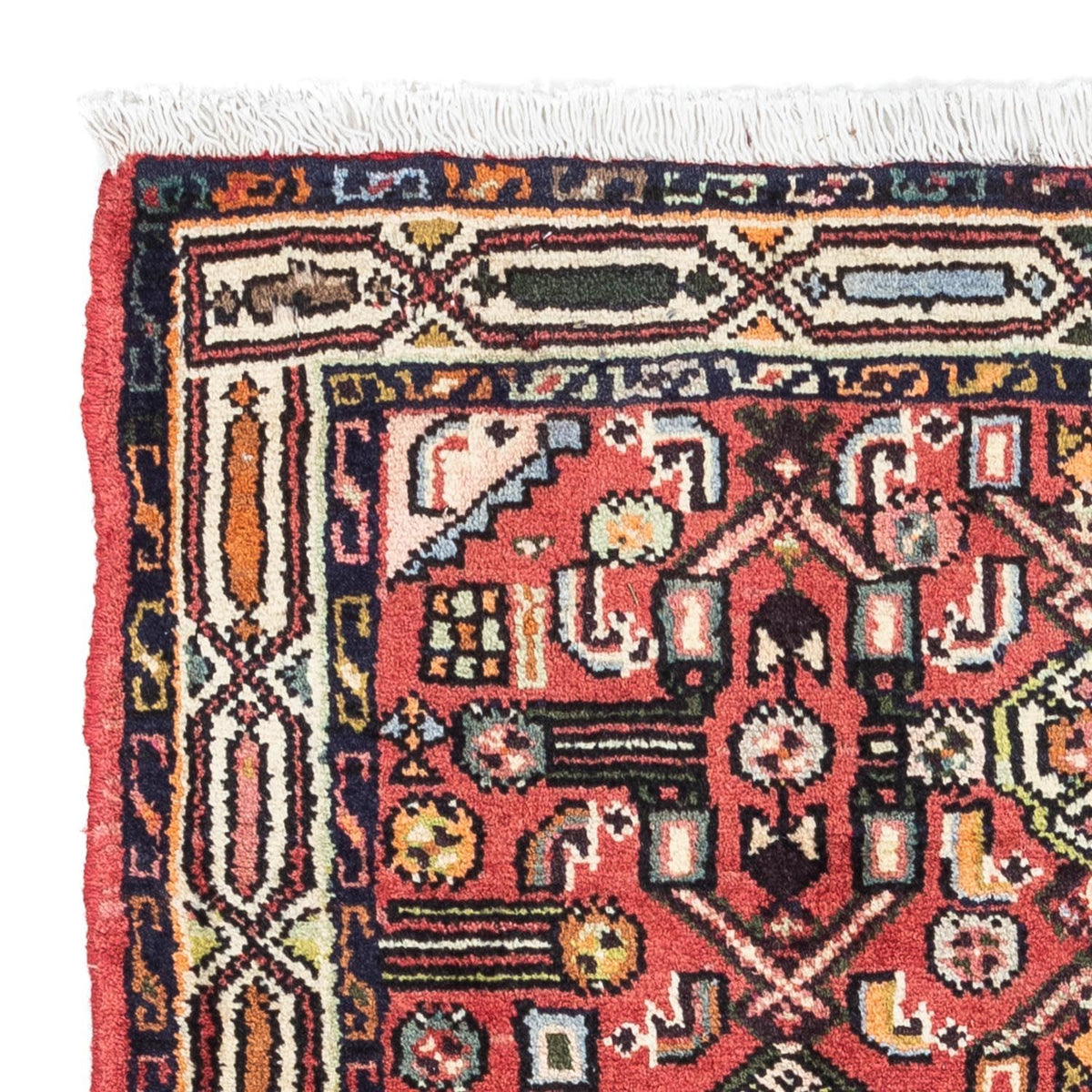 Tapis persan - Nomadic - 125 x 80 cm - rouge clair