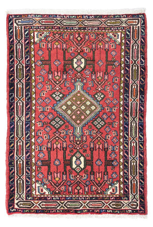 Tapis persan - Nomadic - 125 x 80 cm - rouge