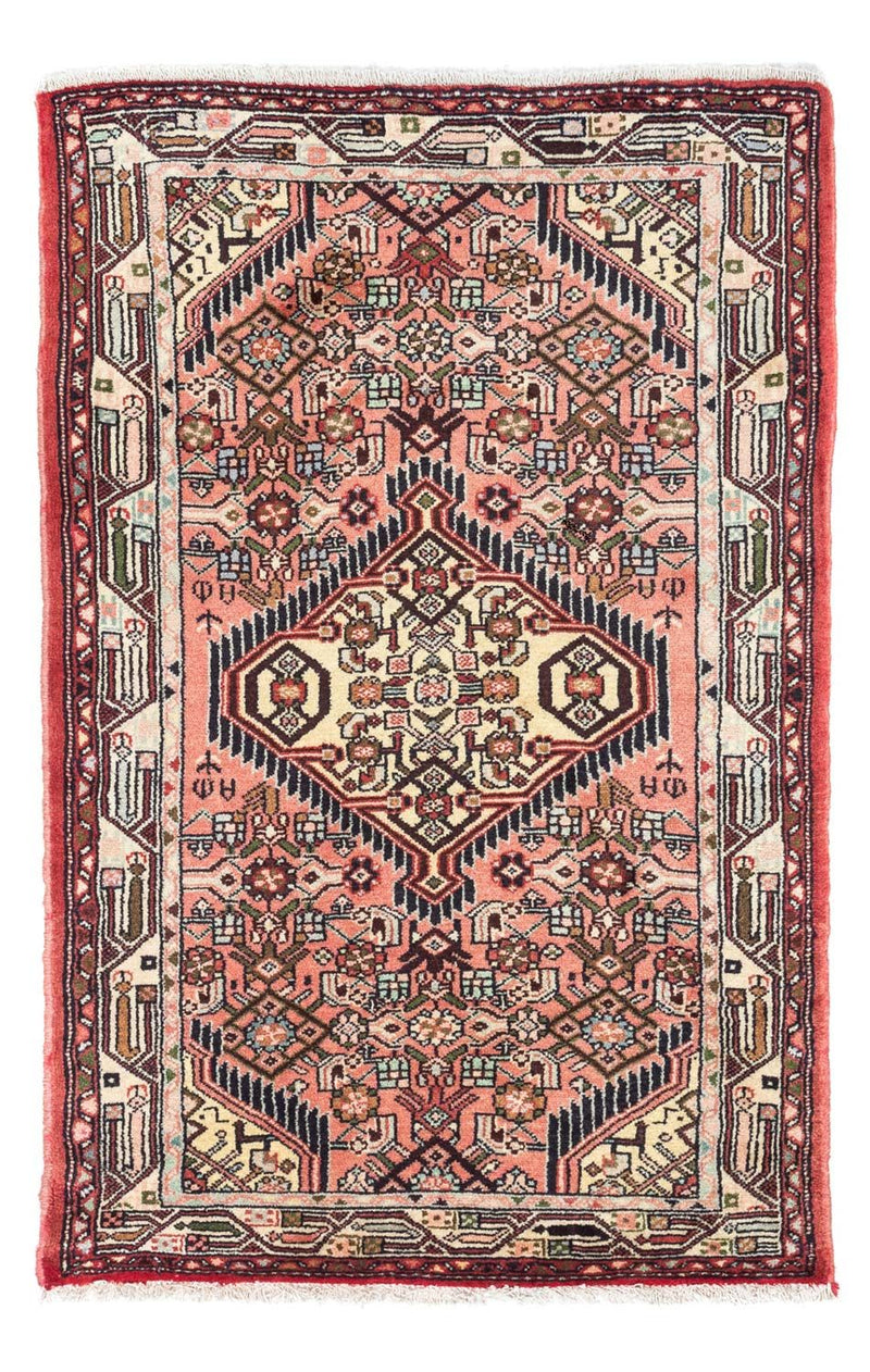 Tapis persan - Nomadic - 125 x 80 cm - rouge clair
