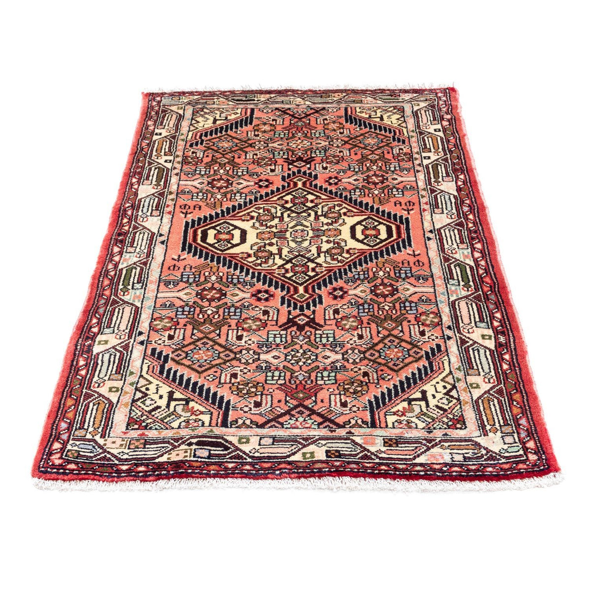 Tapis persan - Nomadic - 125 x 80 cm - rouge clair