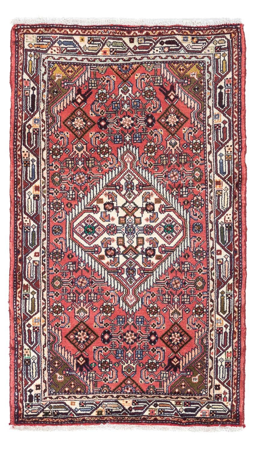 Tapis persan - Nomadic - 125 x 80 cm - rouge clair