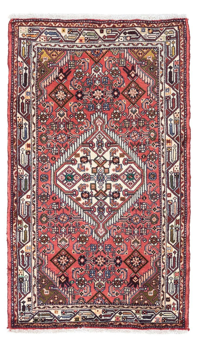 Tapis persan - Nomadic - 125 x 80 cm - rouge clair