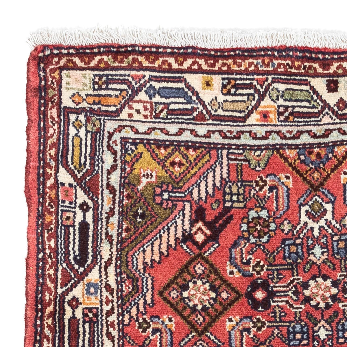 Tapis persan - Nomadic - 125 x 80 cm - rouge clair