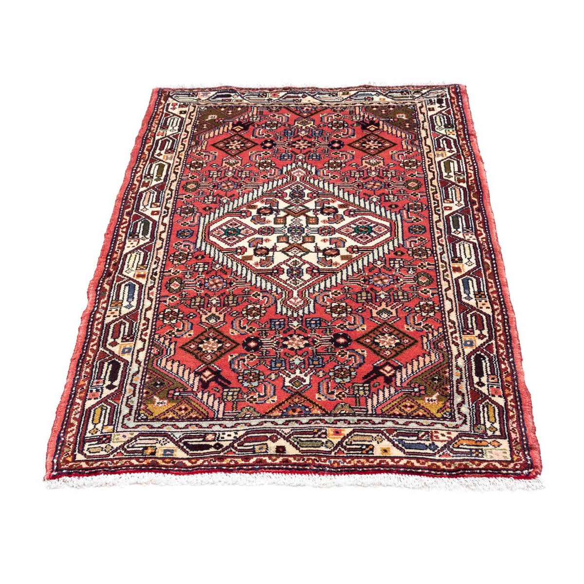 Tapis persan - Nomadic - 125 x 80 cm - rouge clair