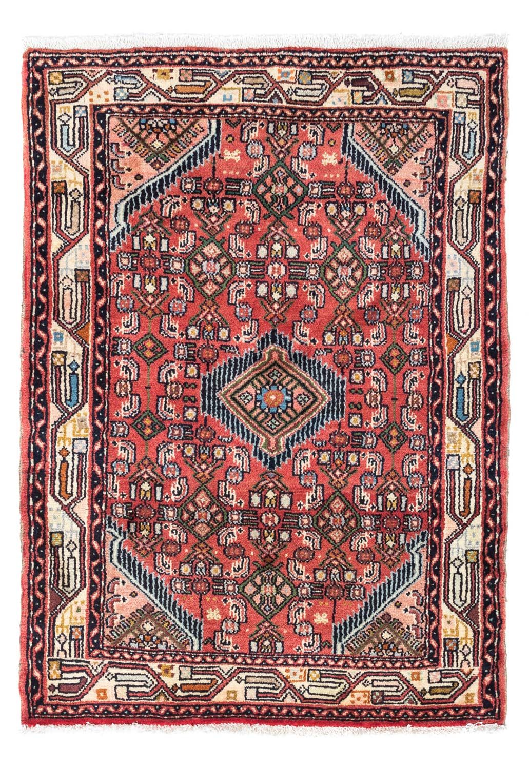 Tapis persan - Nomadic - 125 x 80 cm - rouge