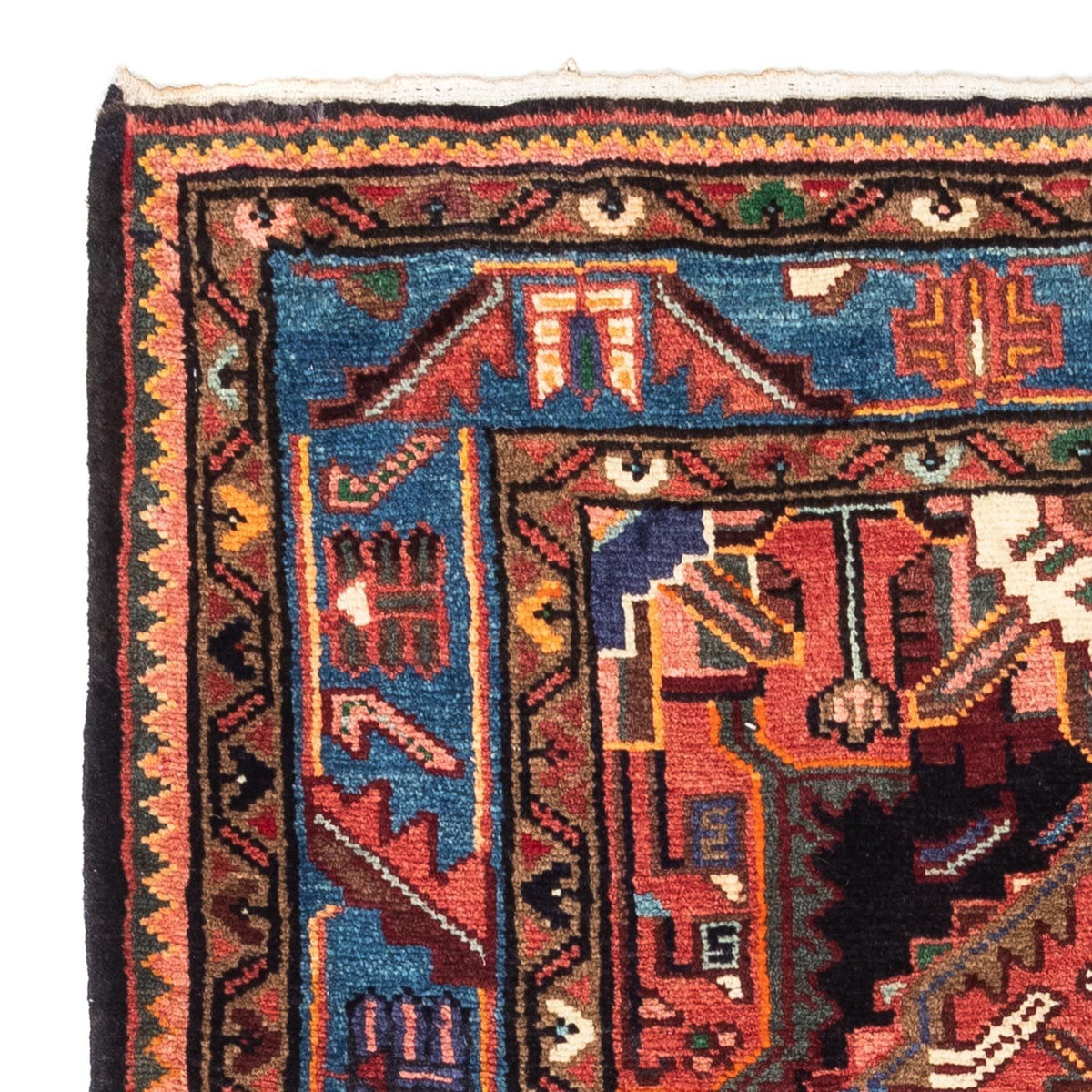 Tapis persan - Nomadic - 119 x 82 cm - rouge clair