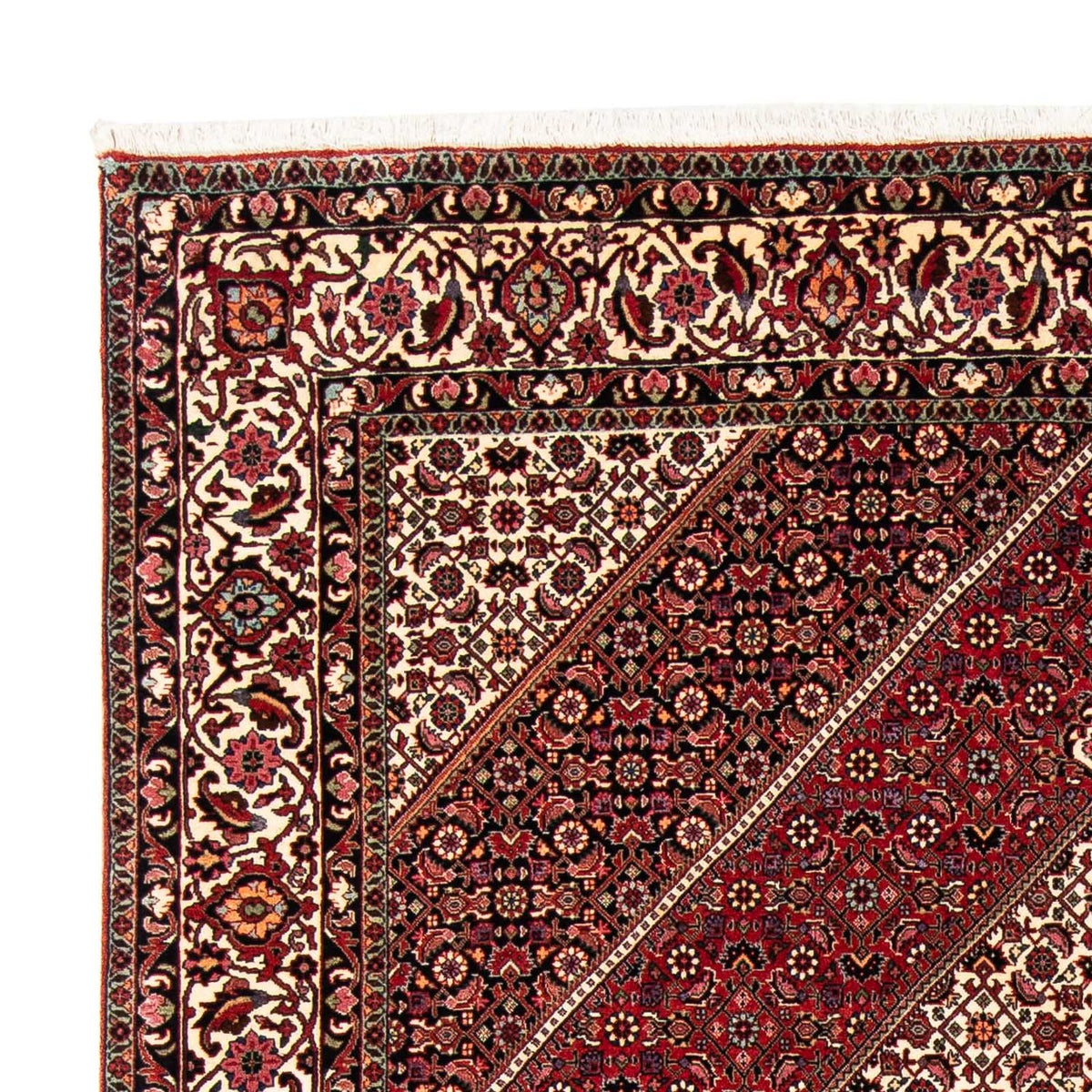 Tapis persan - Bidjar - 242 x 170 cm - rouge