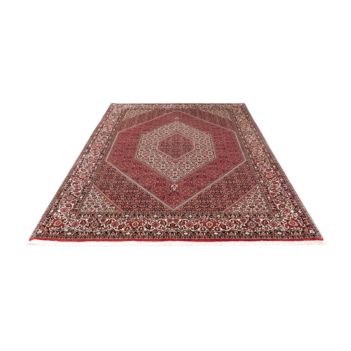 Tapis persan - Bidjar - 242 x 170 cm - rouge