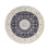 Tapis persan - Nain ronde  - 295 x 295 cm - bleu foncé