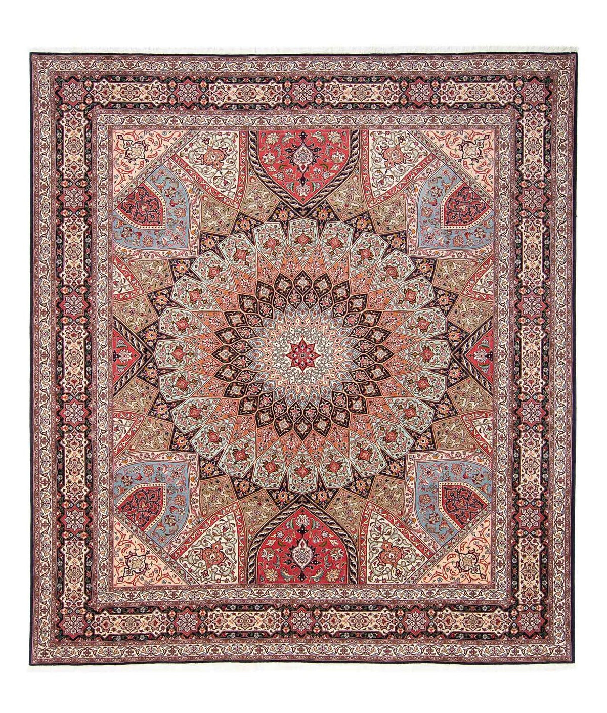 Tapis persan - Tabriz - Royal - 297 x 255 cm - multicolore