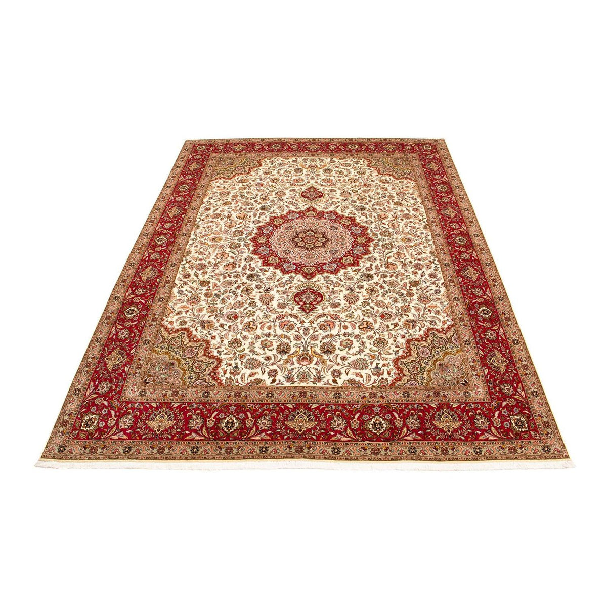 Tapis persan - Tabriz - Royal - 400 x 302 cm - rouge
