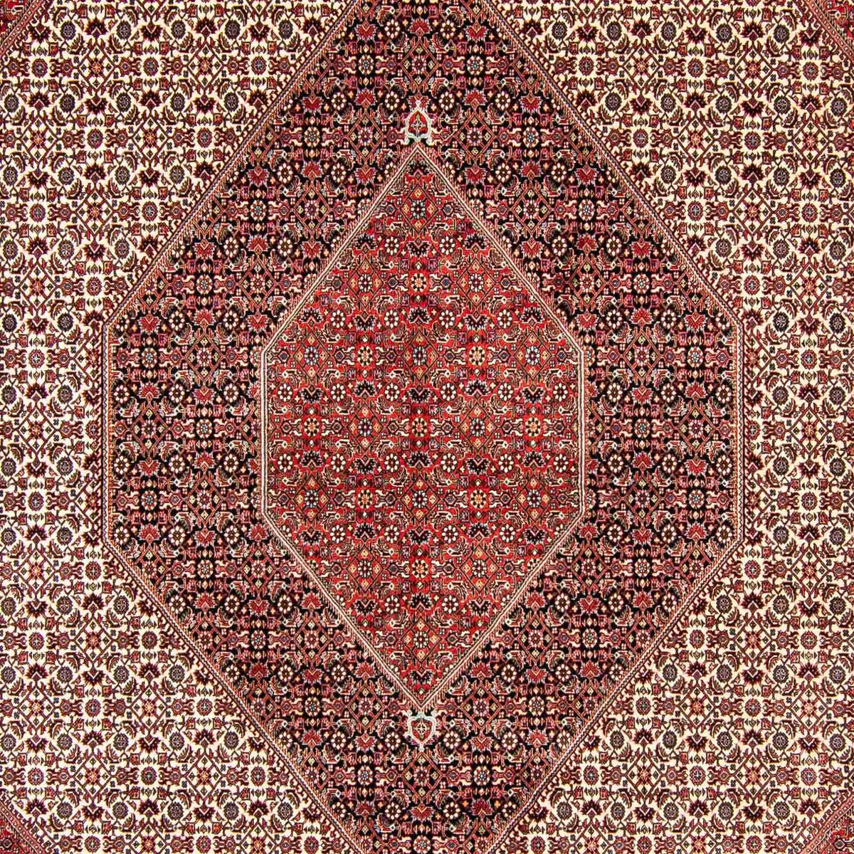 Tapis persan - Bidjar - 404 x 298 cm - rouge clair