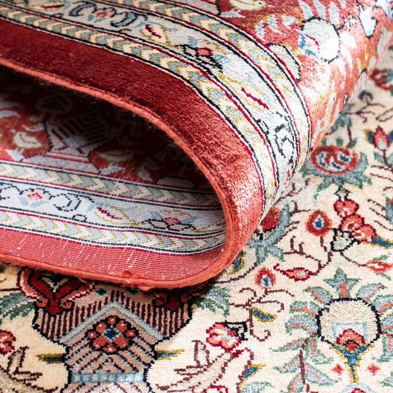 Tapis persan - Ghom - 158 x 107 cm - beige