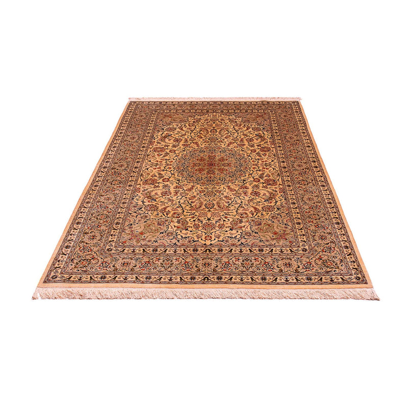Tapis persan - Ghom - 204 x 129 cm - marron clair