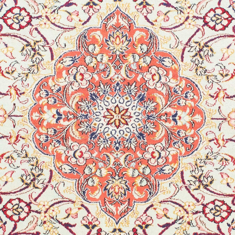 Tapis persan - Ghom - 152 x 105 cm - rouge clair