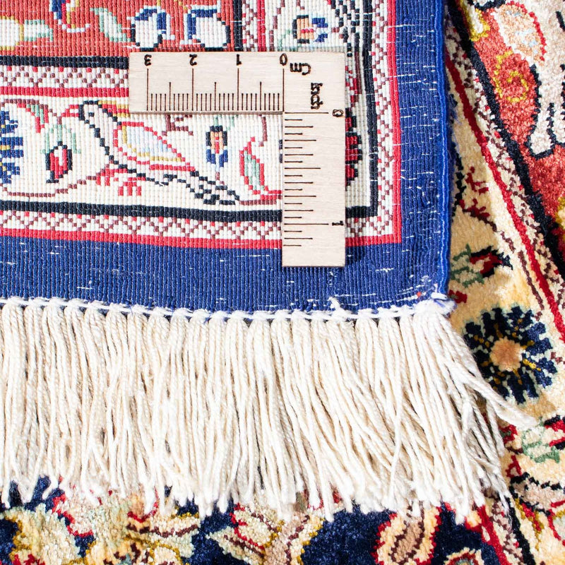 Tapis persan - Ghom - 154 x 98 cm - bleu foncé