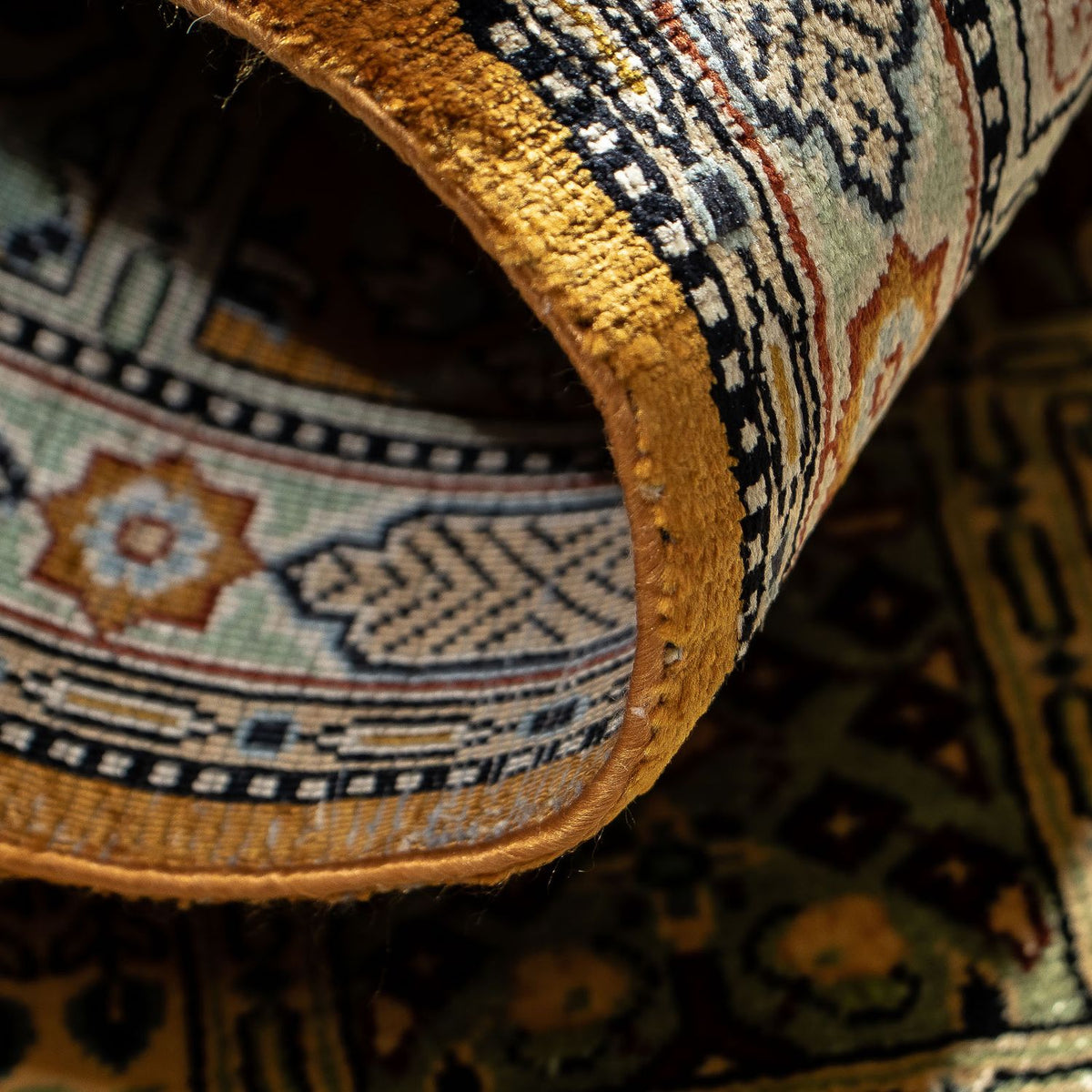 Tapis persan - Ghom - 76 x 50 cm - multicolore