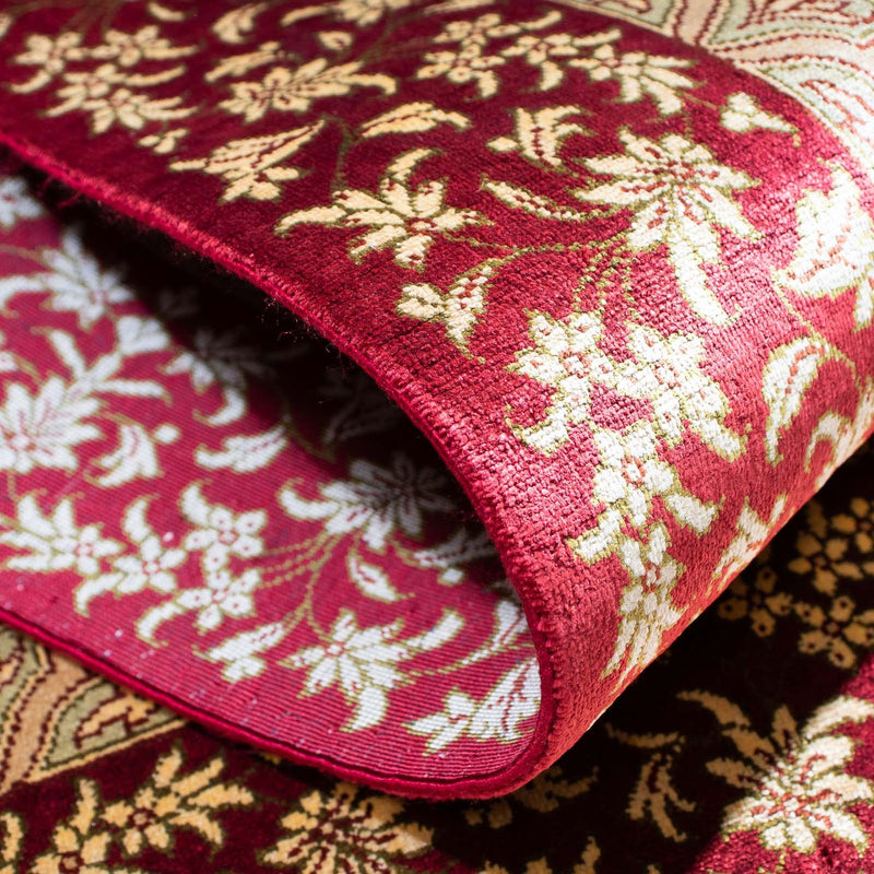 Tapis persan - Ghom - 123 x 78 cm - bleu clair